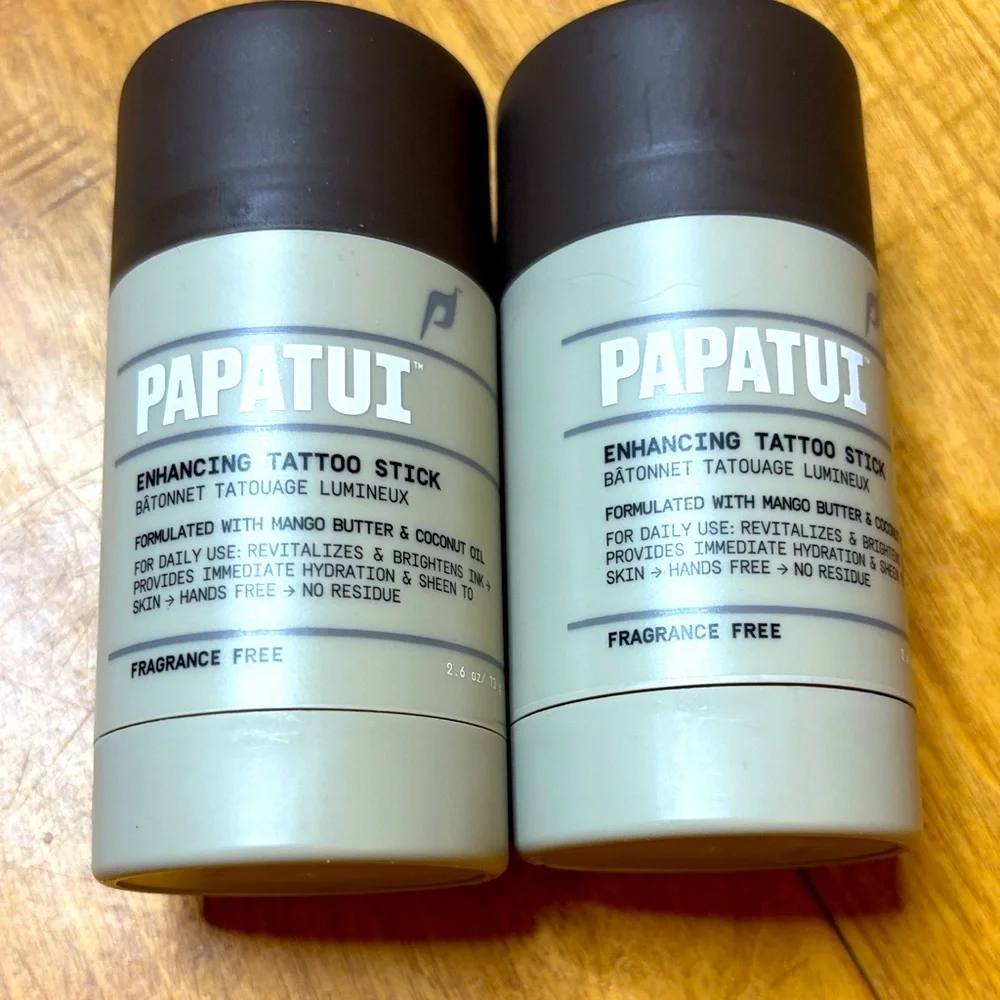 Papatui | Enhancing Tattoo Stick | Fragrance Free | Mango Butter & Coconut Oil 2